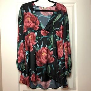 Show Me Your Mumu Floral Long Sleeve Dress